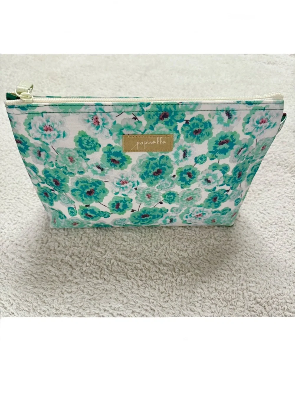 Papinelle Cosmetic Bag/Case Set Green Floral